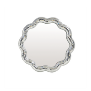 Miroir DISCO ondulé OPJET PARIS – encadrement mosaïque miroir facettée, forme libre