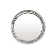 Miroir DISCO rond OPJET PARIS – encadrement mosaïque miroir facettée, forme libre