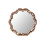 Miroir DISCO ondulé - rose