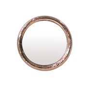 Miroir DISCO rond - rose