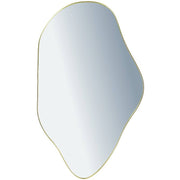 Miroir Osmose, cadre en métal doré | KERSTEN