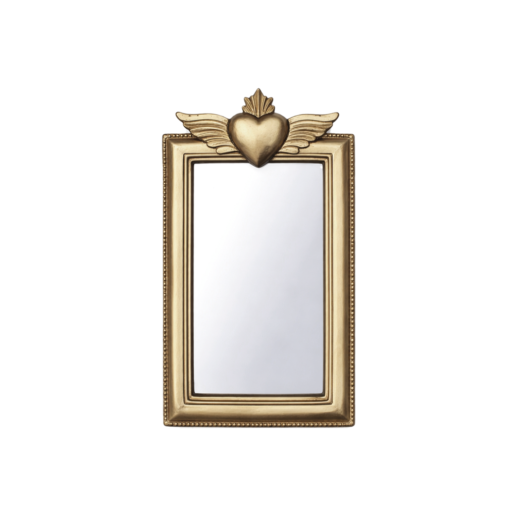 Miroir Ex-voto doré