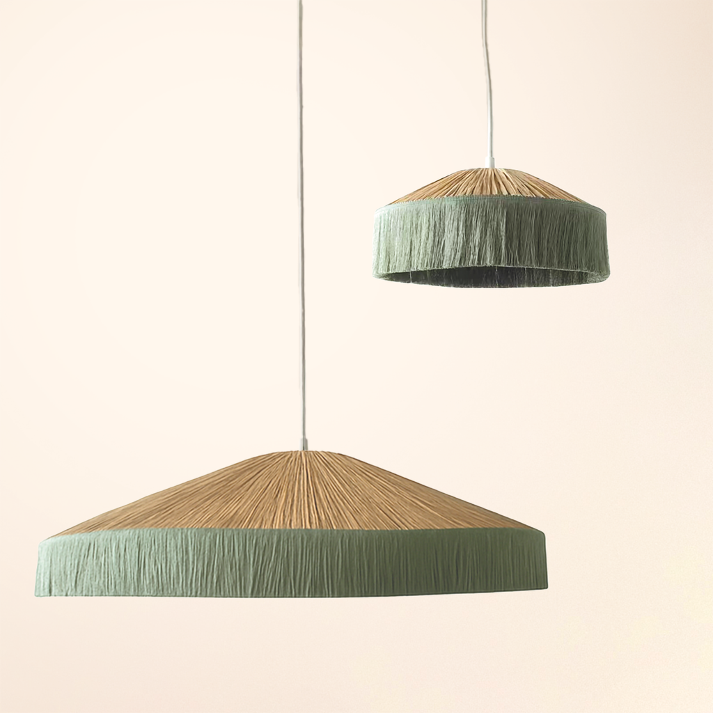Abat-jour pour suspension MISTINGUETTE - vert matcha