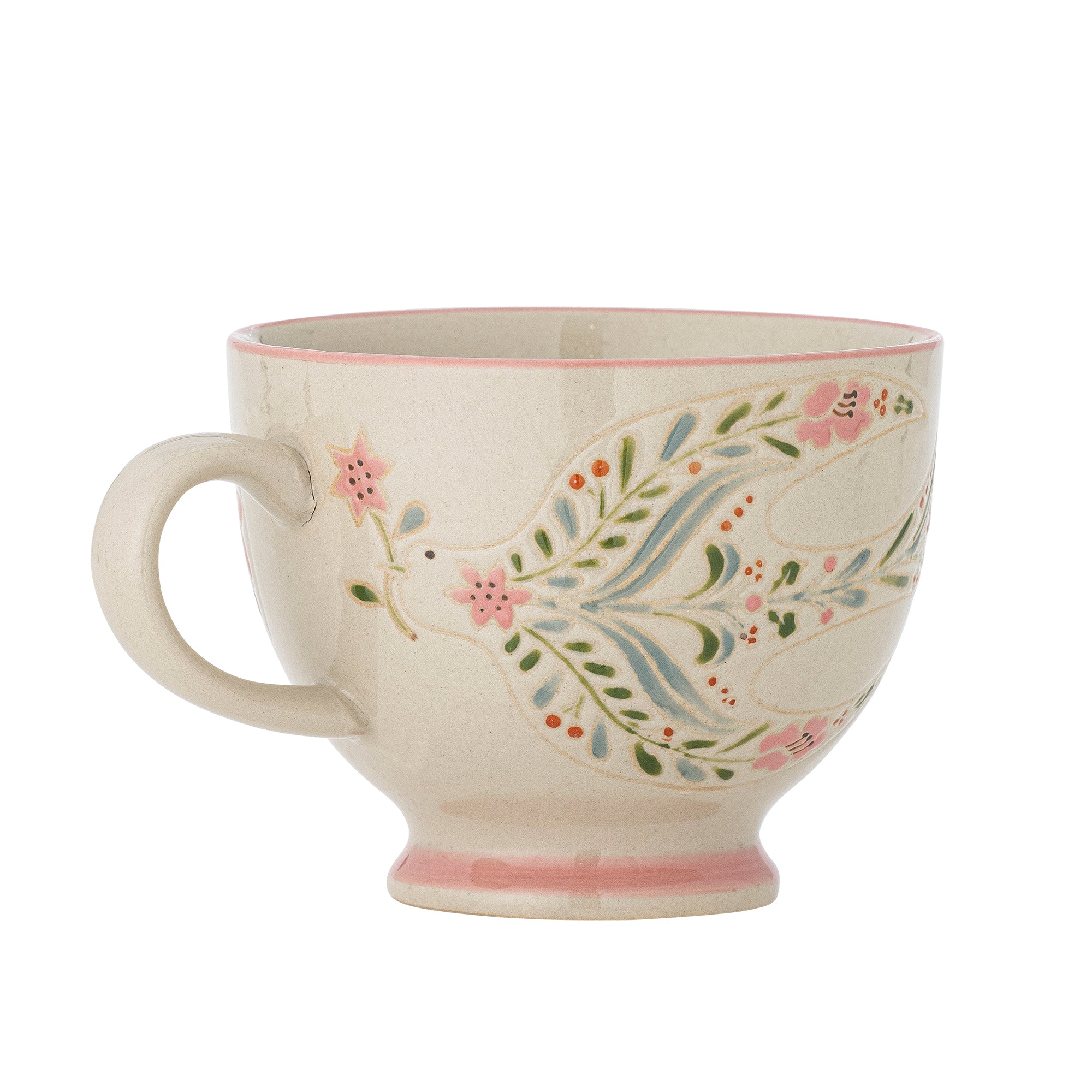 Set de 2 mugs ROSALYNDE - blanc