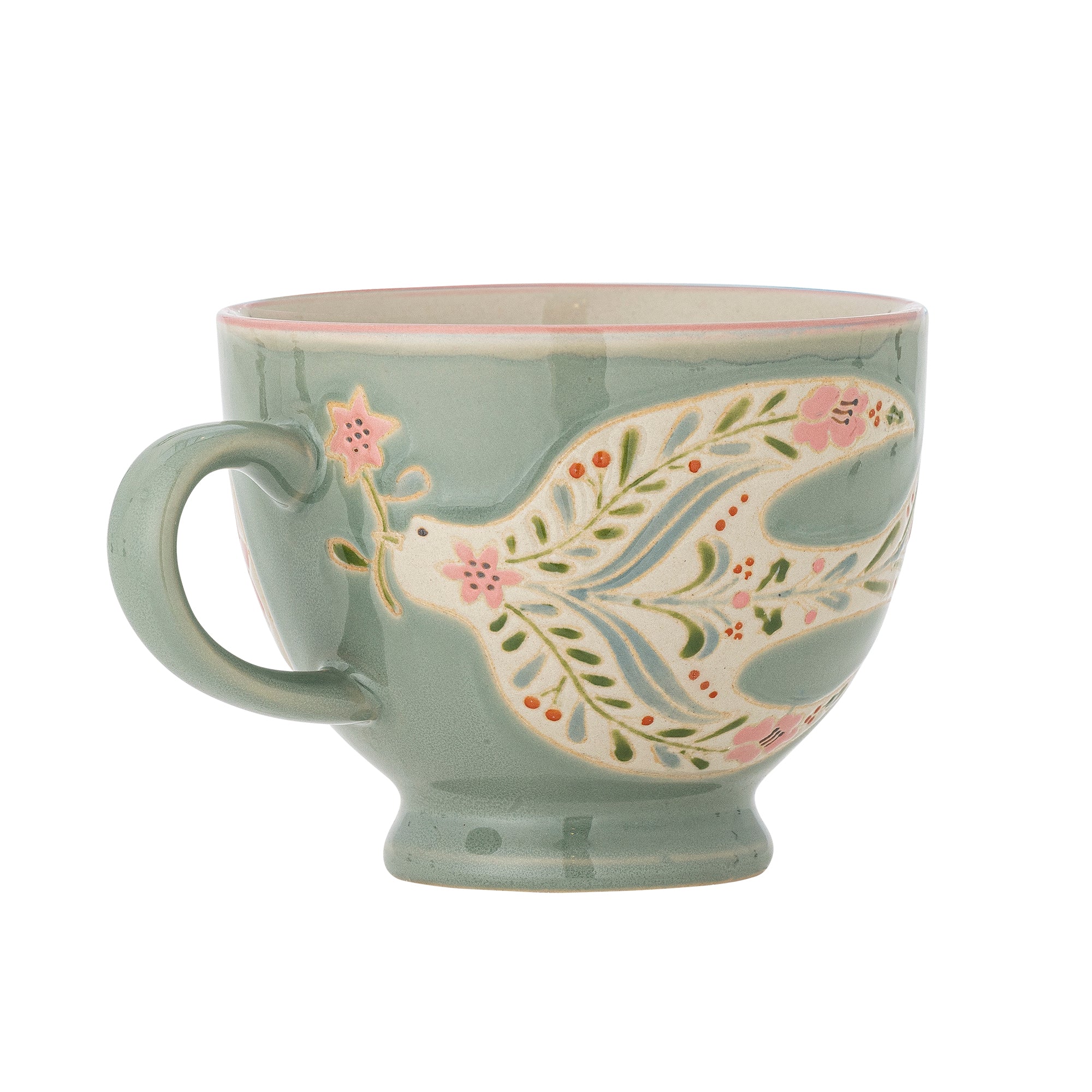Set de 2 mugs ROSALYNDE - vert