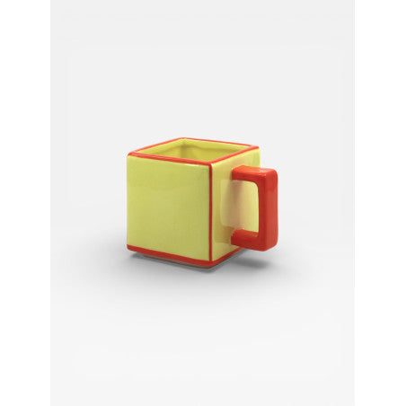 Mug TILE - jaune & orange