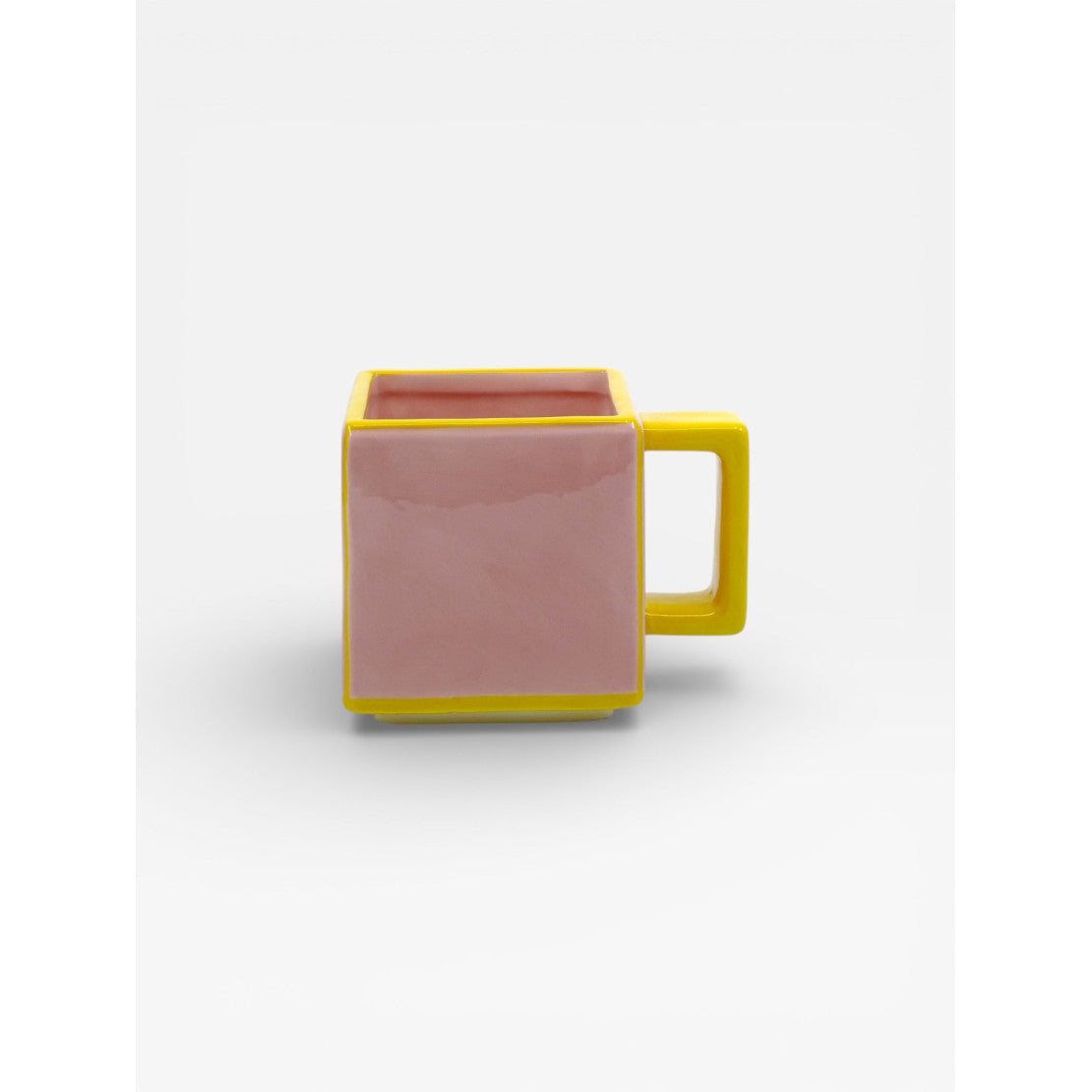 Mug TILE - rose & jaune