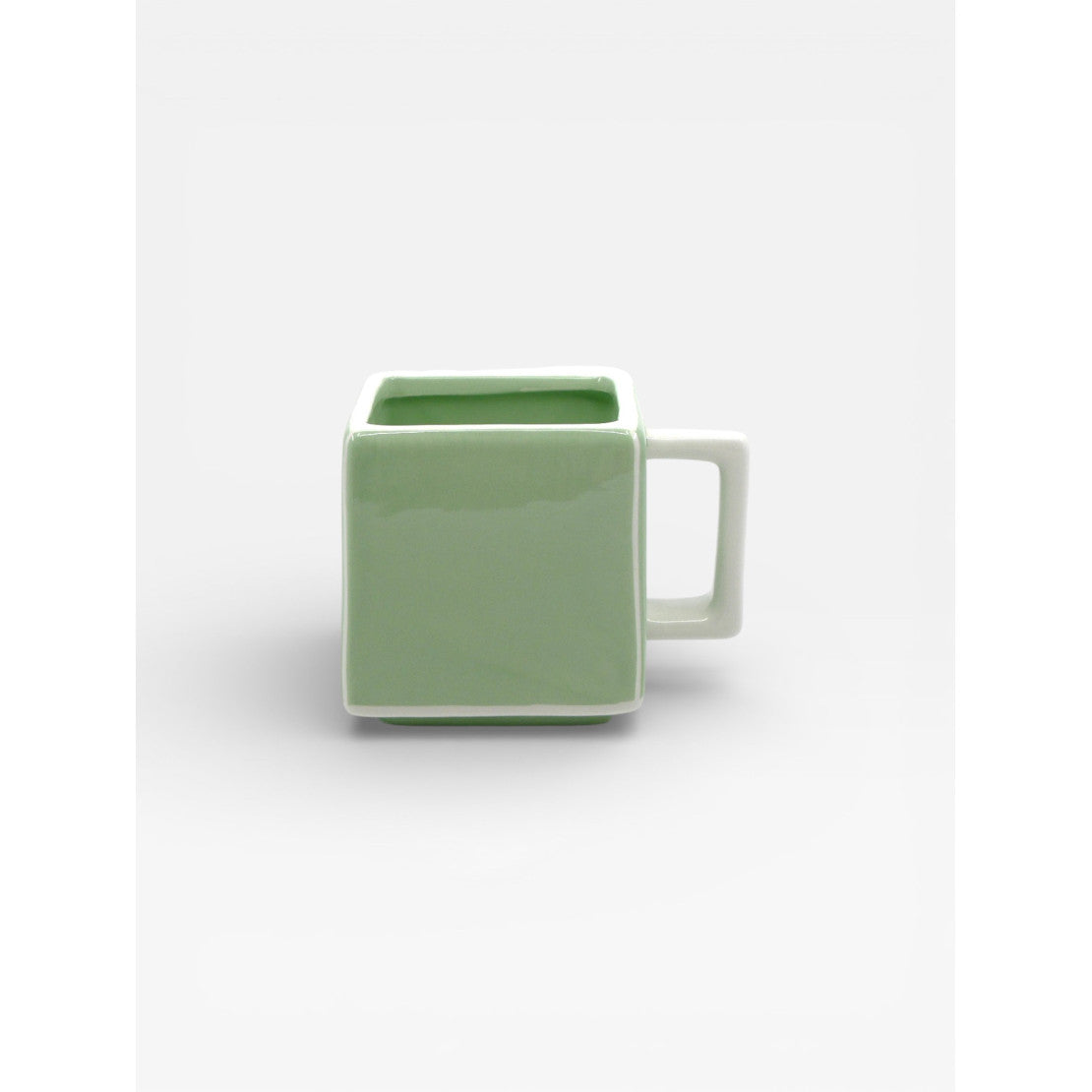 Mug TILE - vert & blanc