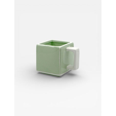 Mug TILE - vert & blanc