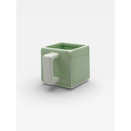 Mug TILE - vert & blanc