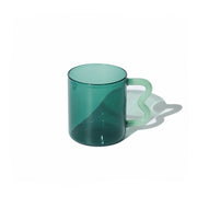 Mug en verre, vert, Helio FERRETTI