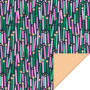 Rouleau papier cadeau - Bougies