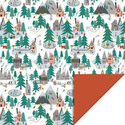 Rouleau papier cadeau - Xmas Village