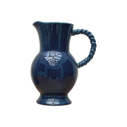 Pichet anse torsadée - bleu
