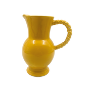 Pichet anse torsadée - safran