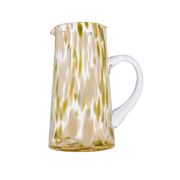 Pichet en verre moucheté