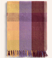 Plaid en coton CROMA à franges