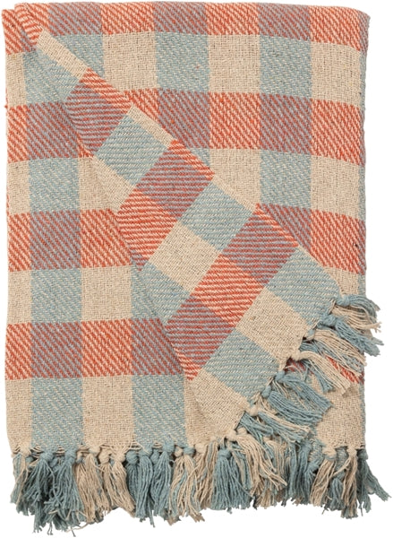 Plaid à carreaux - 130 x 180 cm