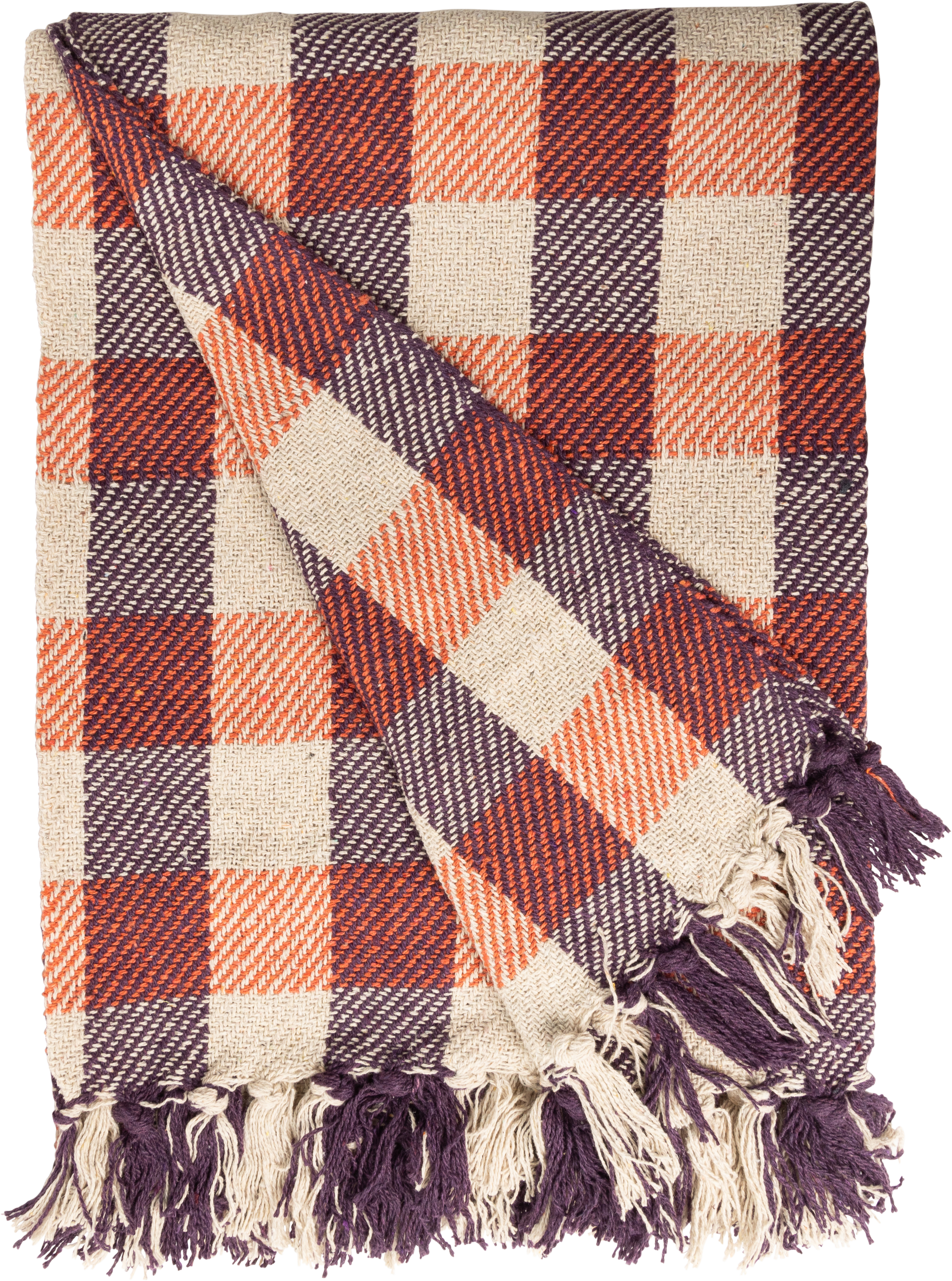 Plaid à carreaux - 130 x 180 cm