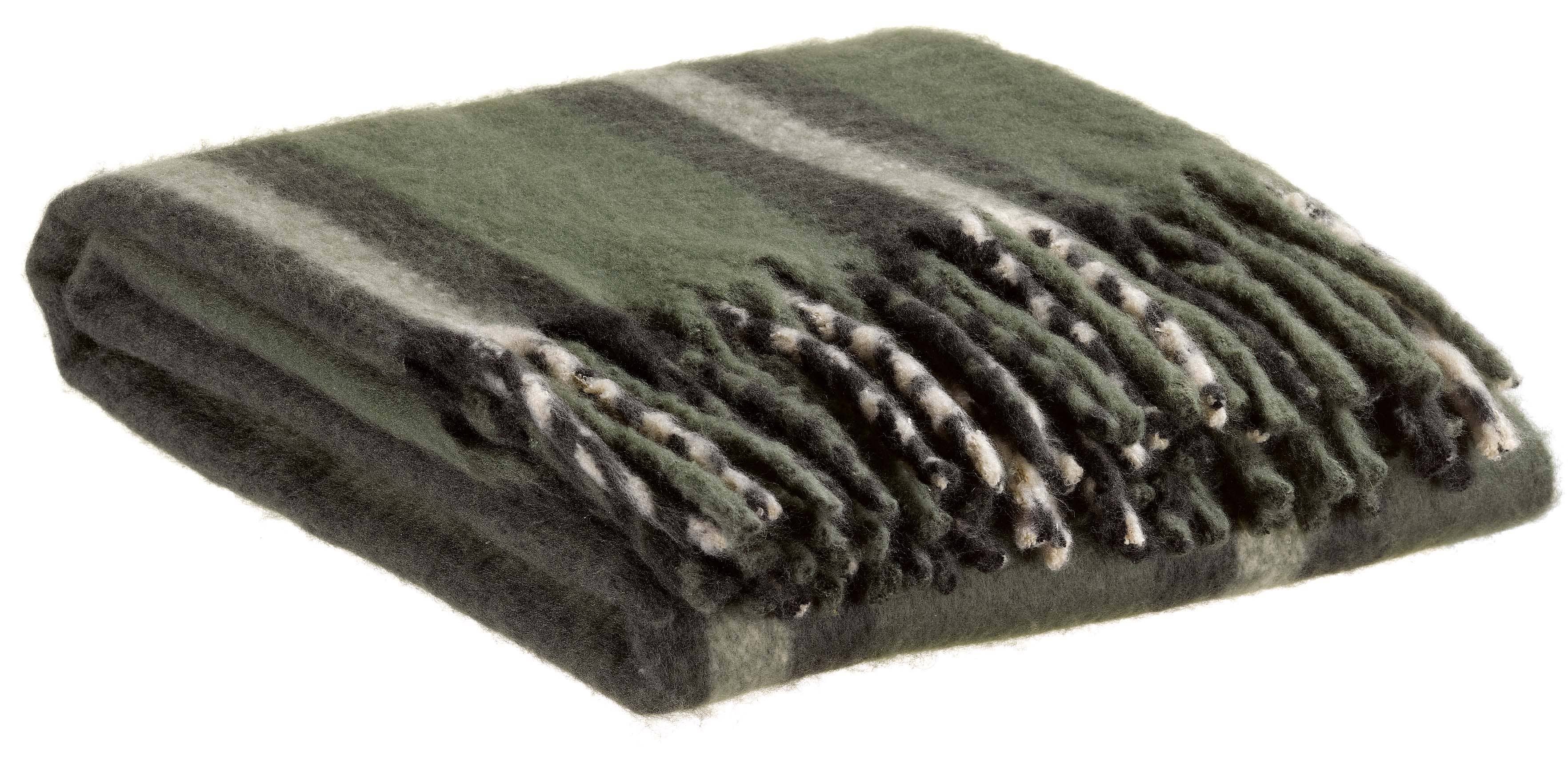 plaid-vivaraise-isabel-130x160-vert-sapin-effet-mohair-franges