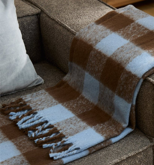 Plaid OSLO - marron