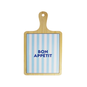 Planche BON APPETIT - rayée bleu