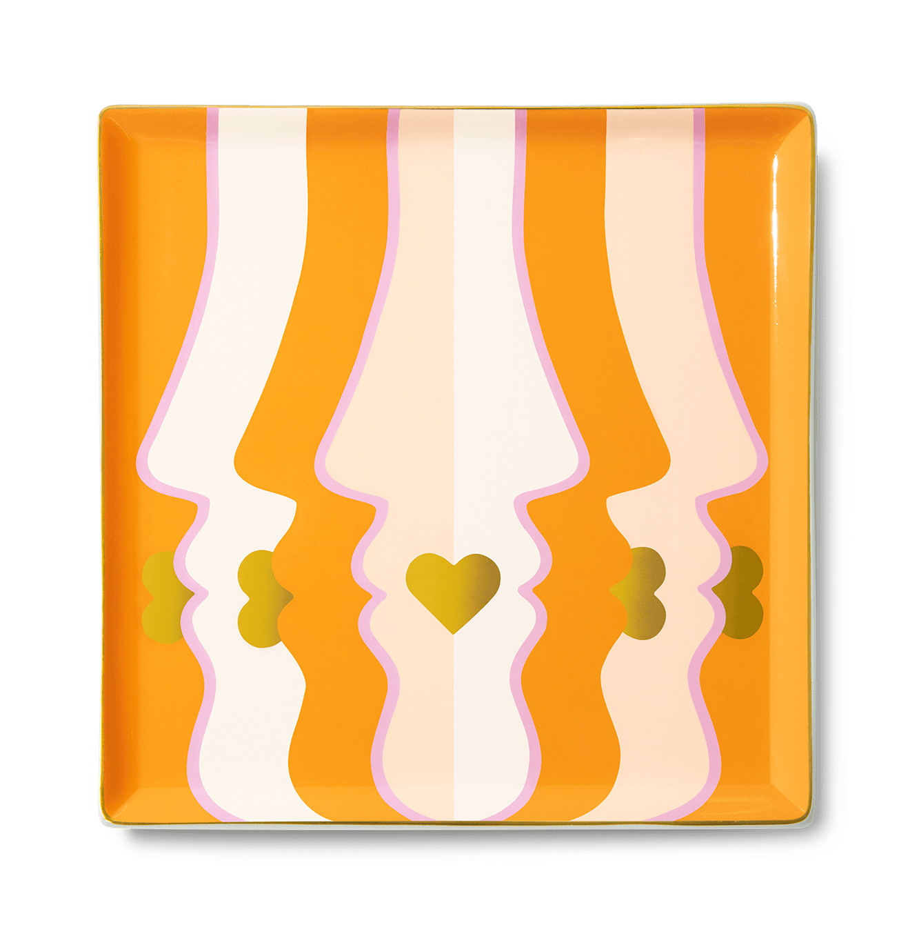 Plateau en céramique BESO - orange