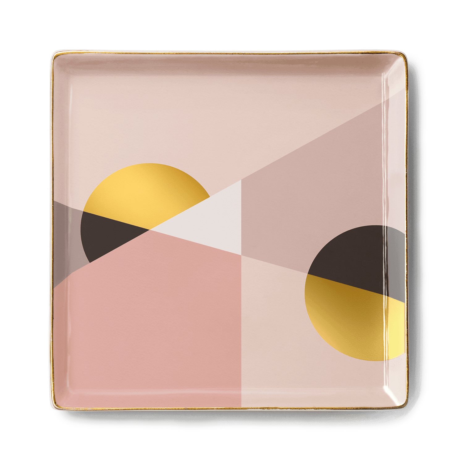 Plateau en céramique SIENNE - rose