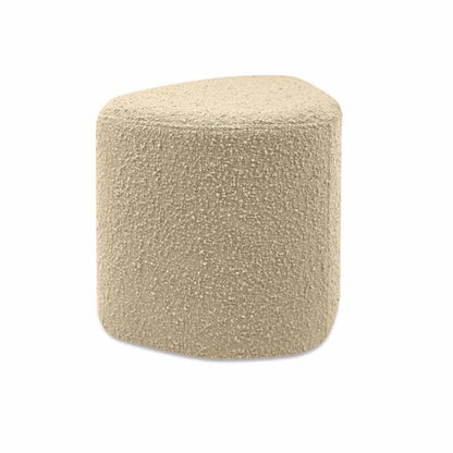 Pouf EVE en tissu bouclette beige de la marque OPJET PARIS 