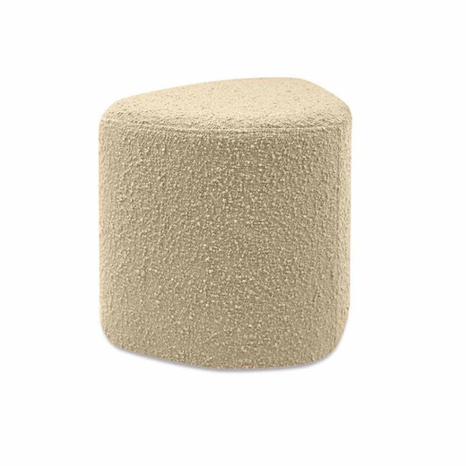 Pouf EVE en tissu bouclette beige de la marque OPJET PARIS 