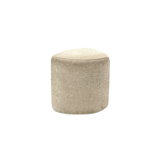 Pouf EVE tissu chenille - beige