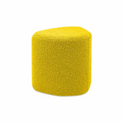 Pouf EVE en tissu bouclette jaune de la marque OPJET PARIS 