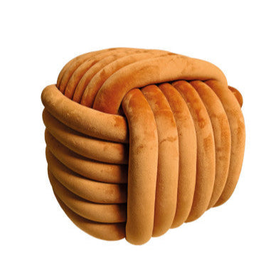 Pouf NOEUD marron de la marque OPJET PARIS