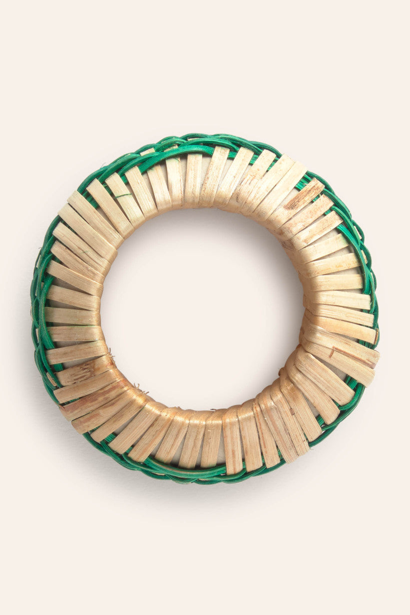 Rond de serviette KALE vert