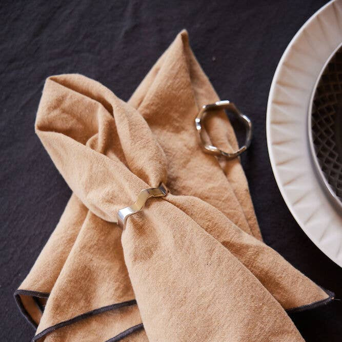 Anneaux de serviette ANNA - lot de 4