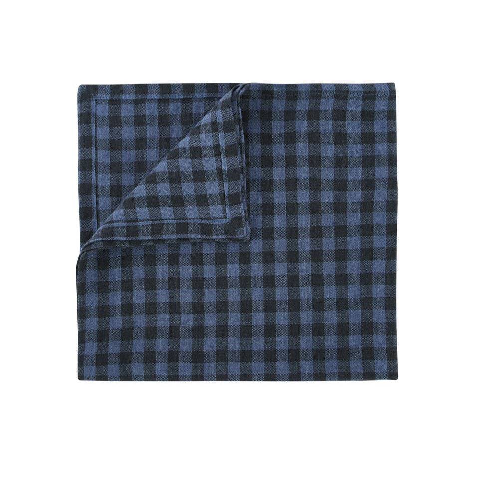 Serviette en coton vichy bleu - Gabrielle Paris