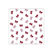 Serviettes en papier motif "noeuds"