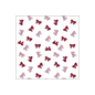 Serviettes en papier motif "noeuds"