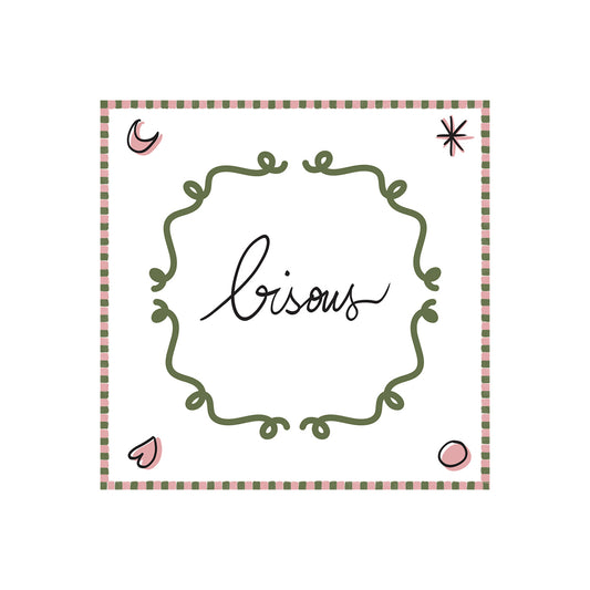 Serviettes en papier BISOUS