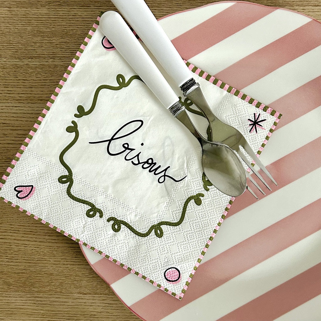 Serviettes en papier BISOUS
