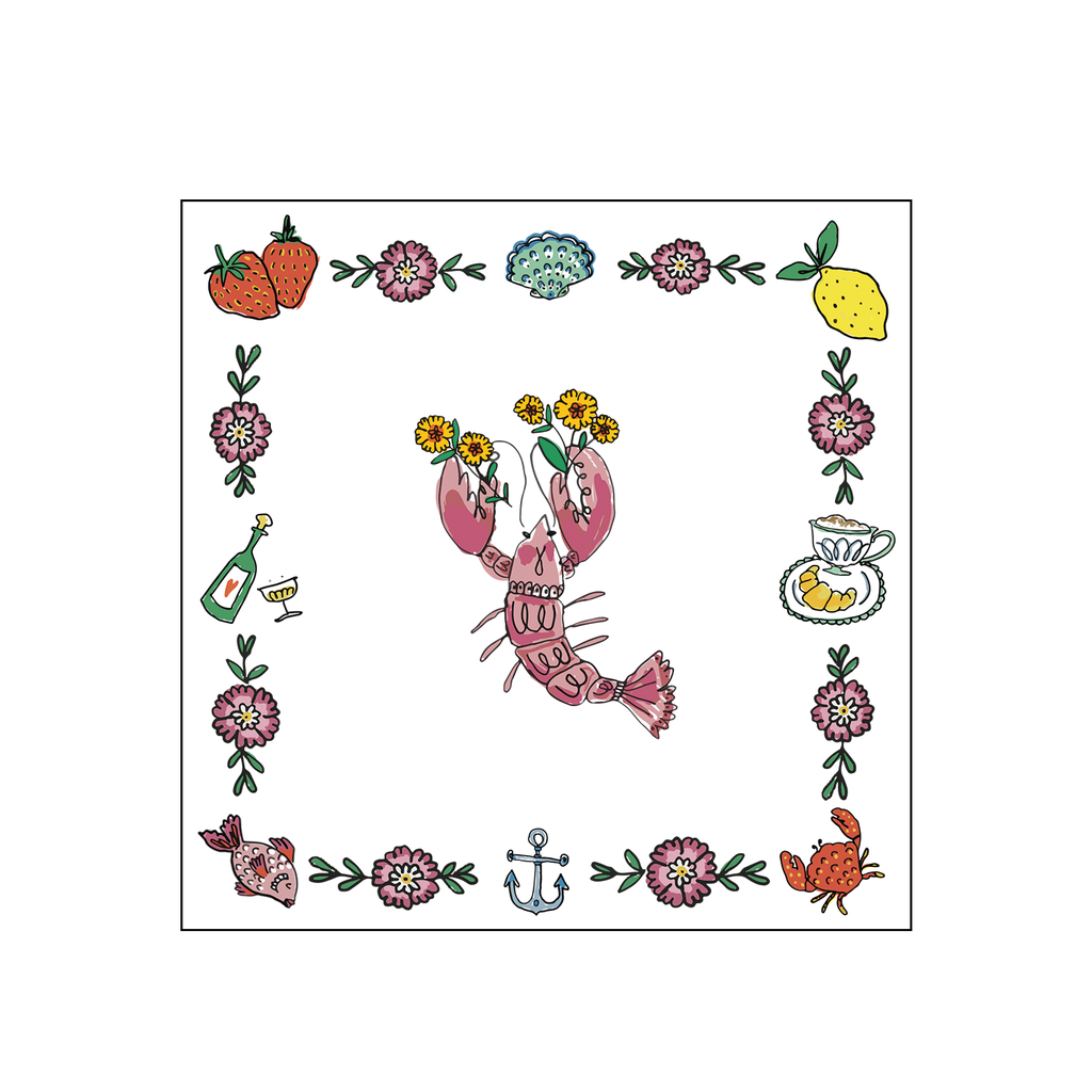 Serviettes en papier - CRUSTACES