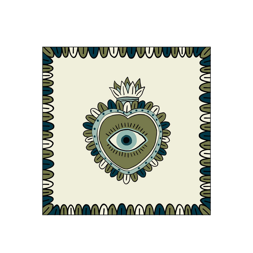 Serviettes en papier - EX-VOTO vert