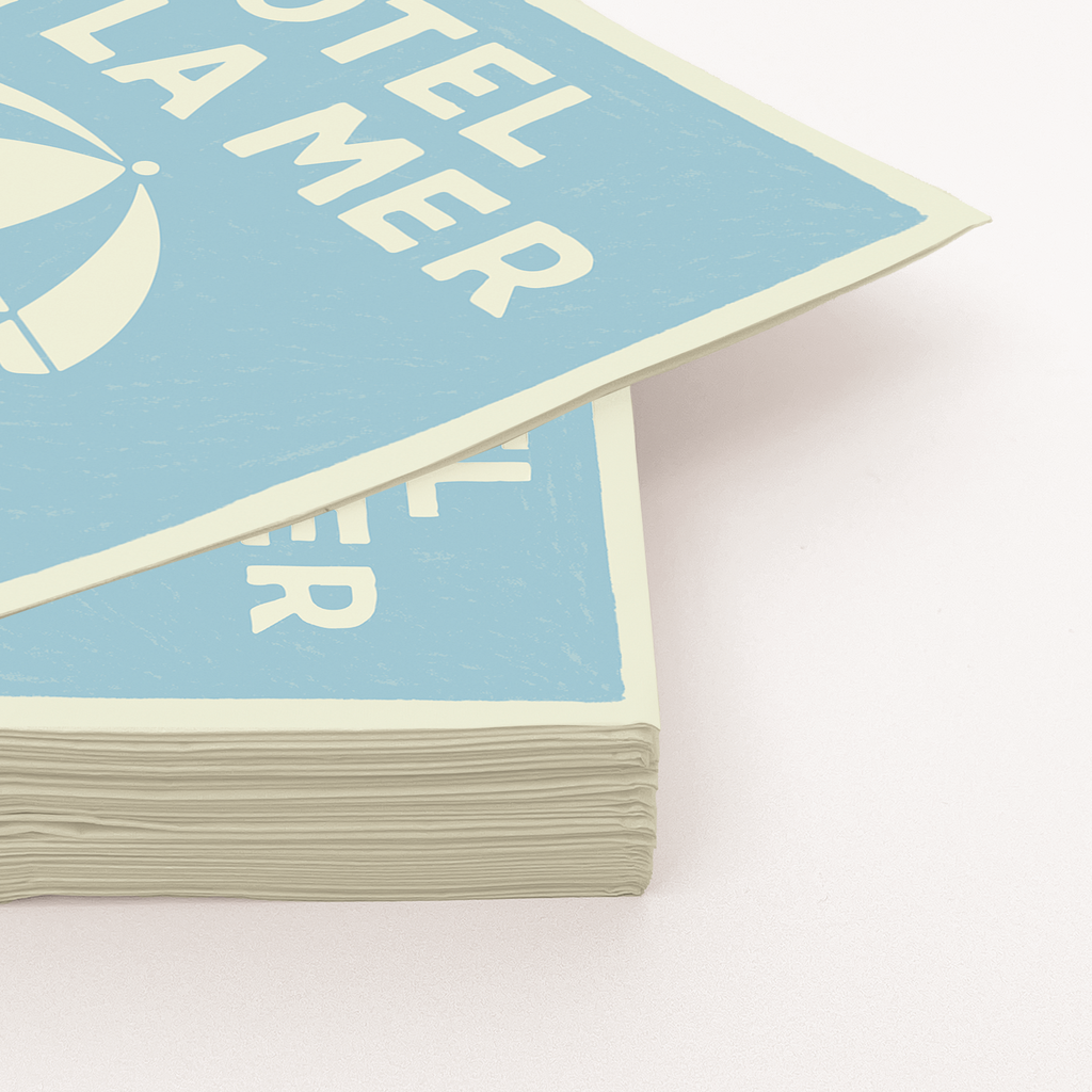 Serviettes en papier - HOTEL DE LA MER