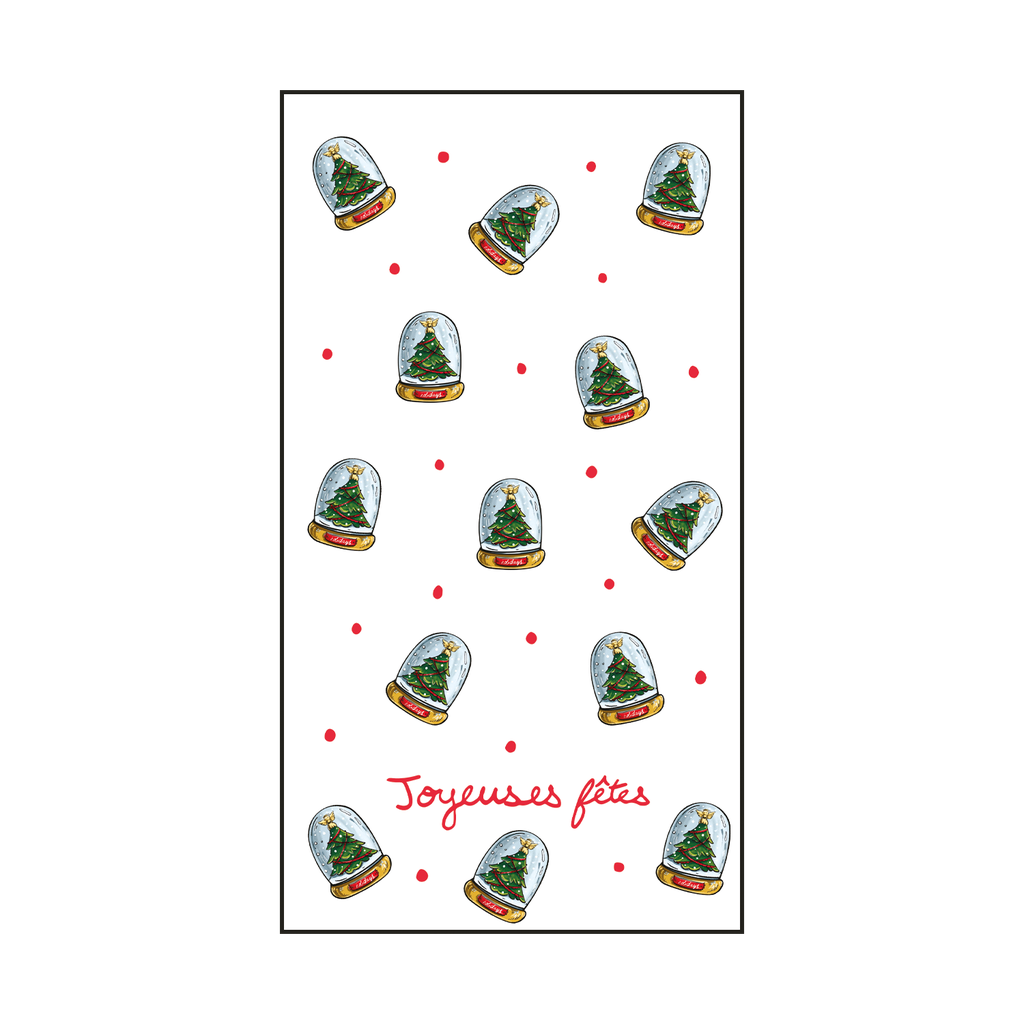 Serviettes en papier - Boule à neige