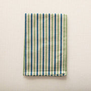 Lot de 2 serviettes à rayures bleues