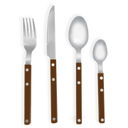 Set de 4 couverts GUSTAVE – moka