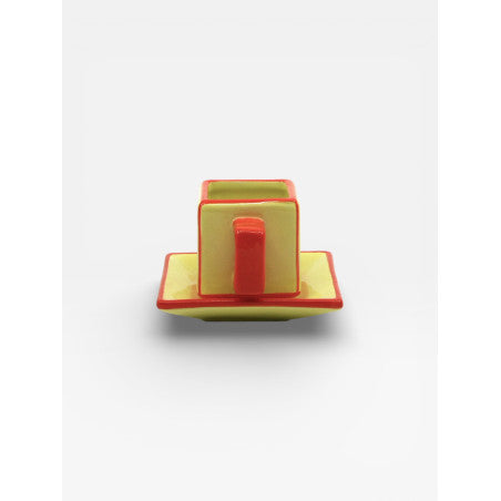 Set de 2 tasses TILE - jaune & orange