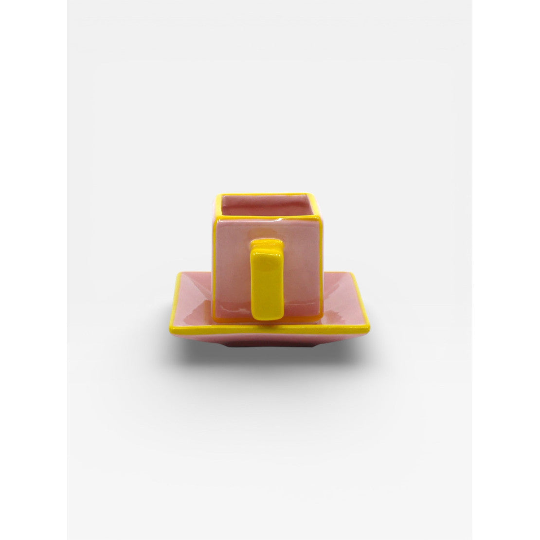 Set de 2 tasses TILE - rose & jaune