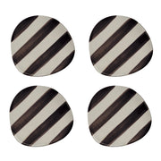 Set de 2 dessous de verre rayés