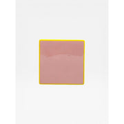 Set de 4 dessous de verre TILE - rose & jaune